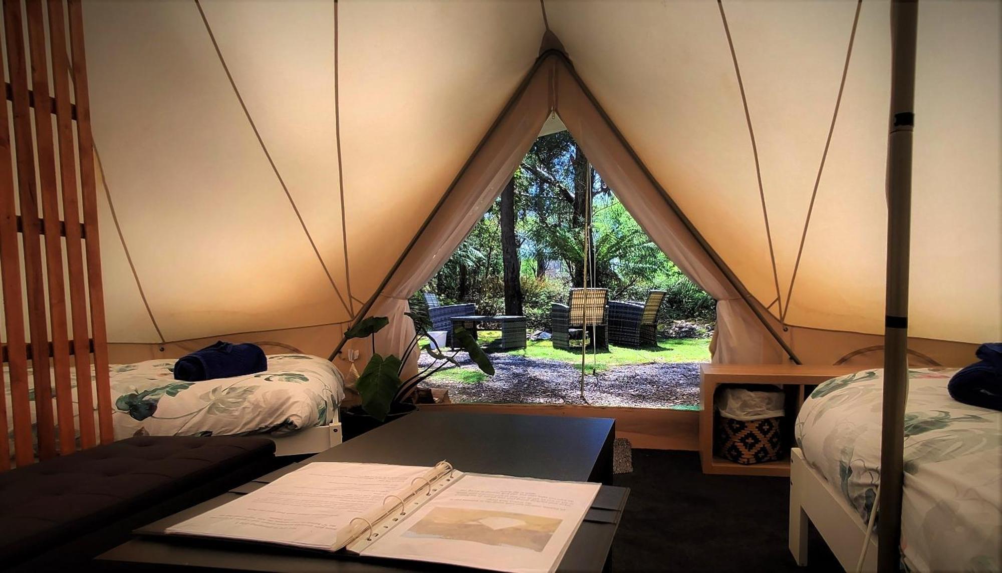 Glamping At Zeehan Bush Camp Exterior foto